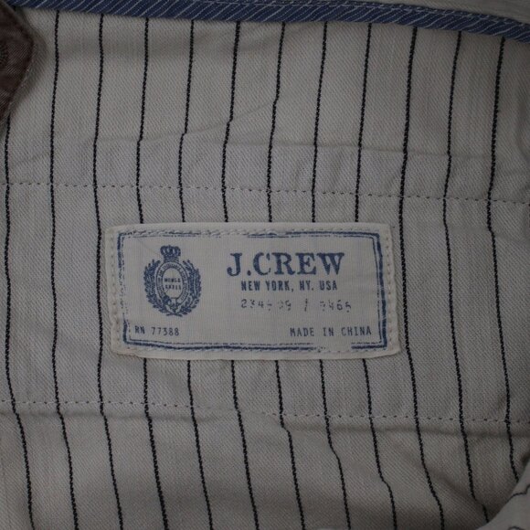 Vintage J crew pants Mens 33 34x29.5 chino flat front casual pockets straight - Picture 14 of 16